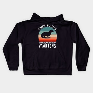 Plans with marten design friends wild animal lovers Kids Hoodie